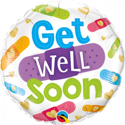 Folieballon Get Well Soon Pleisters