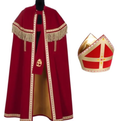 Sinterklaas Kostuum Stefan Polyester Fluweel