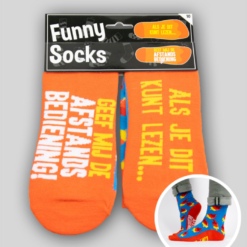 Funny Socks “als Je Dit Kunt Lezen, Geeft Mij Dan De Afstandbediening”