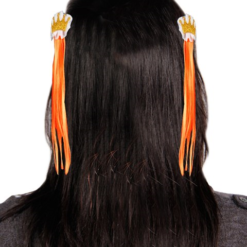 Oranje Haarclipset Kroon