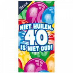 Tissuebox 40 Jaar
