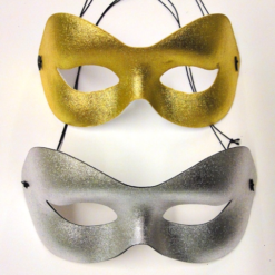 Oogmasker Rond Voorgevormd Metallic – Goud
