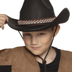 Cowboyhoed Junior Zwart