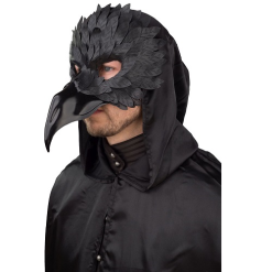 Oogmasker Zwarte Raaf Met Snavel