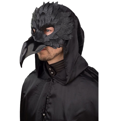 Oogmasker Zwarte Raaf Met Snavel