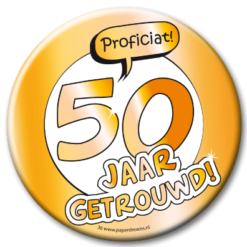 Button XL 50 Jarig Jubileum