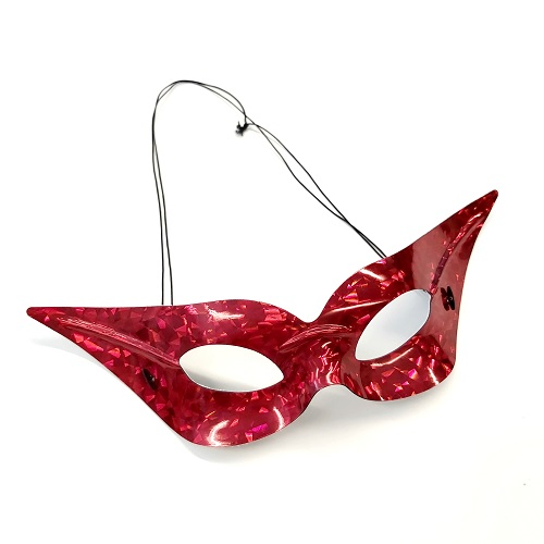 Oogmasker Vogelmodel Hologram โ Rood