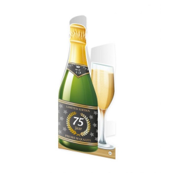 Champagne Kaart 75 Jaar