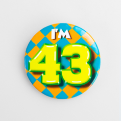 Button 43 Jaar