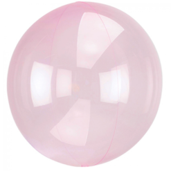 Folieballon Crystal Clearz Light Pink 50cm