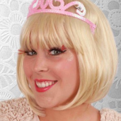Tiara Glitter Roze