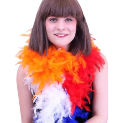 Boa Rood, Wit, Blauw En Oranje 180cm