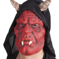 Duivel Masker Met Kap