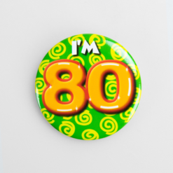 Button 80 Jaar