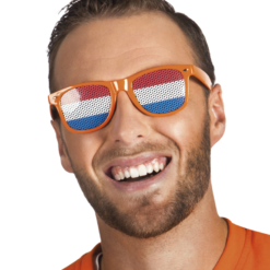 Bril Oranje Mesh