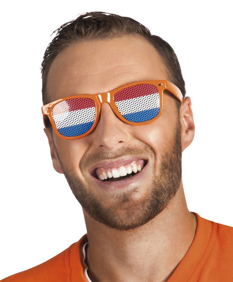 Bril Oranje Mesh