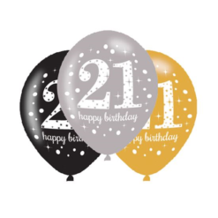 Ballonnen 21 Jaar Sparkling Gold