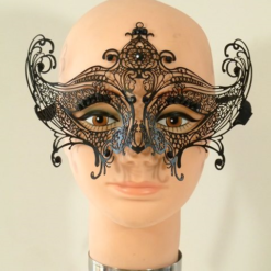 Oogmasker Metaal Zwart