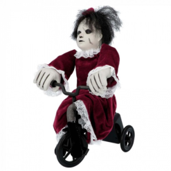 Halloween Decoratie Angry Mathilde Op Fiets