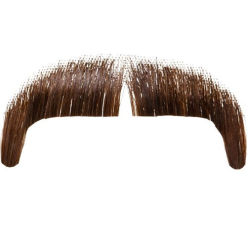 Plaksnor Echt Haar Gangster Bruin