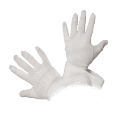 Handschoenen Katoen Kort Wit