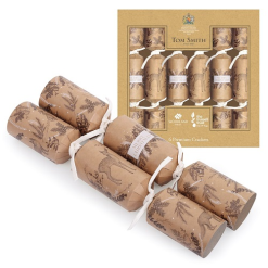 6 St. Christmas Crackers Premium Eco Kraft 14 Inch XAMTS1611