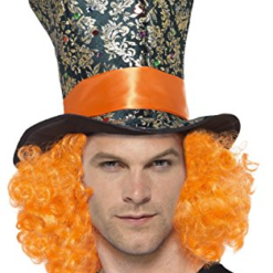 Mad Hatter Hoge Hoed Met Haar