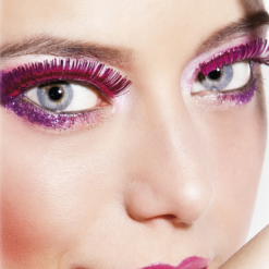 Wimpers Metallic Roze