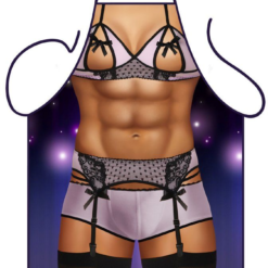 Schort Man Met Sexy Lingerie