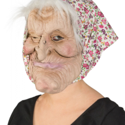 Masker Oude Vrouw Met Grote Kin