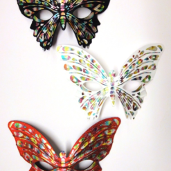 Oogmasker Vlinder Metallic Vlekken