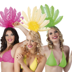 Diadeem Veren Samba Groen