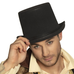 Hoge Hoed Deluxe Zwart