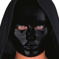 Masker Zwart Glimmend