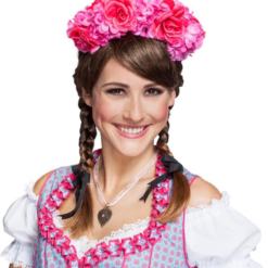 Diadeem Bloemenkrans Roze