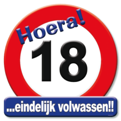 Deurbord Verkeersbord 18