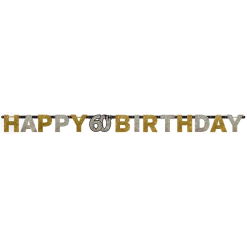 Letterslinger Sparkling Gold 60 Jaar