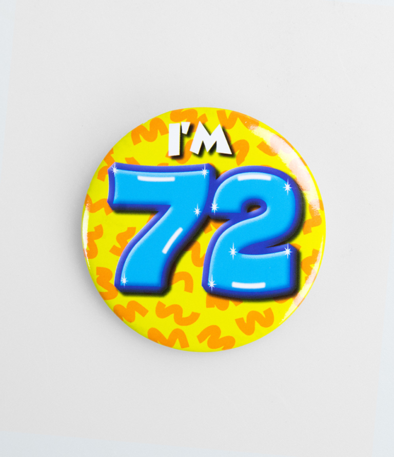 Button 72 Jaar