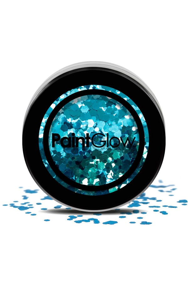 Chunky Glitter Paint Glow Kaleidoscope