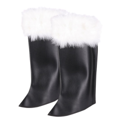 Kerstman Laarskappen Met Bont