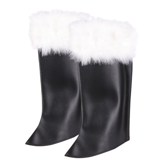 Kerstman Laarskappen Met Bont