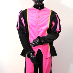 Pietenpak Populair Roze-zwart – XL