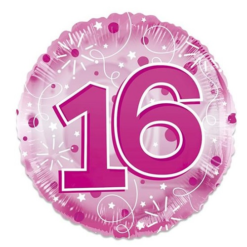 Folieballon Clear Pink 16 61cm