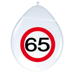 Ballonnen 65 Jaar Verkeersbord