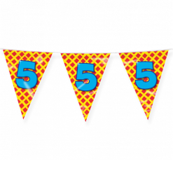 Vlaggenlijn 5 Jaar 10m