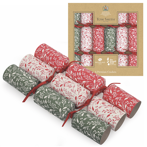 6 St. Christmas Crackers 3 Colour Mix 14 Inch XAMTS1607