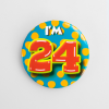Button 24 Jaar