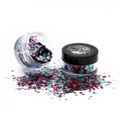 Biologische Chunky Glitter Rainbow Fish 3gr