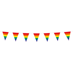 Mini Vlaggenlijn Regenboog 3m