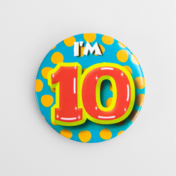 Button 10 Jaar